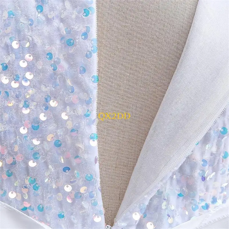 Prinzessin vestido de verano niña con tul y estrellas para fiestas - imagen 4