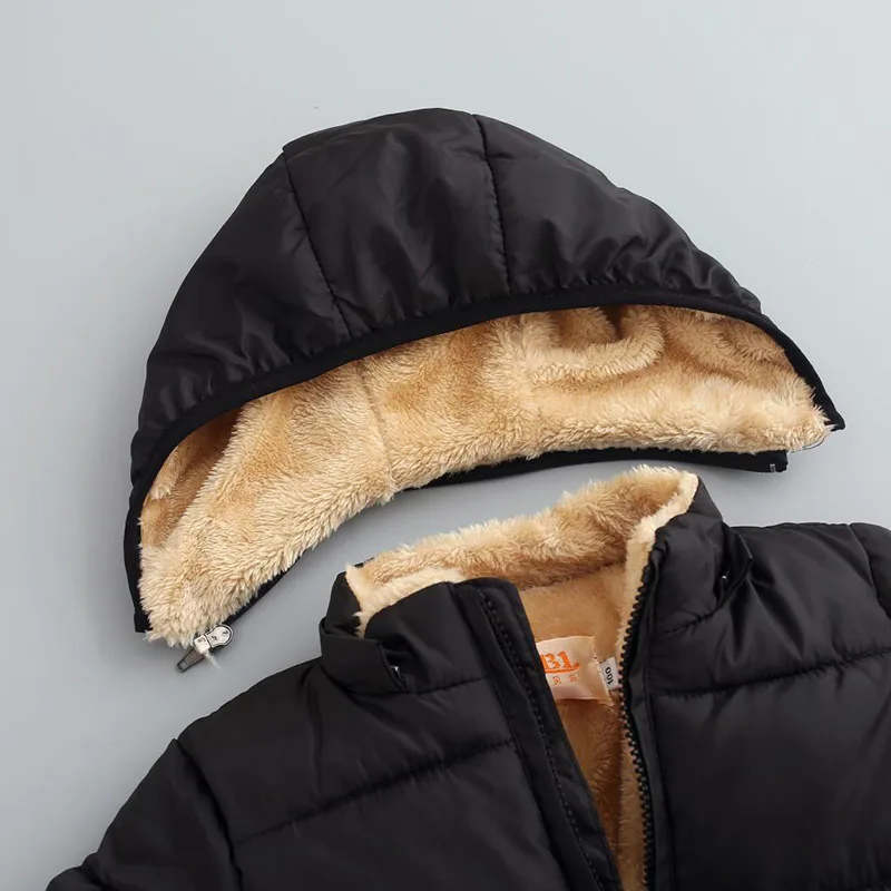 Chaqueta de plumón Cachemira para niños con capucha – Abrigo infantil - imagen 2