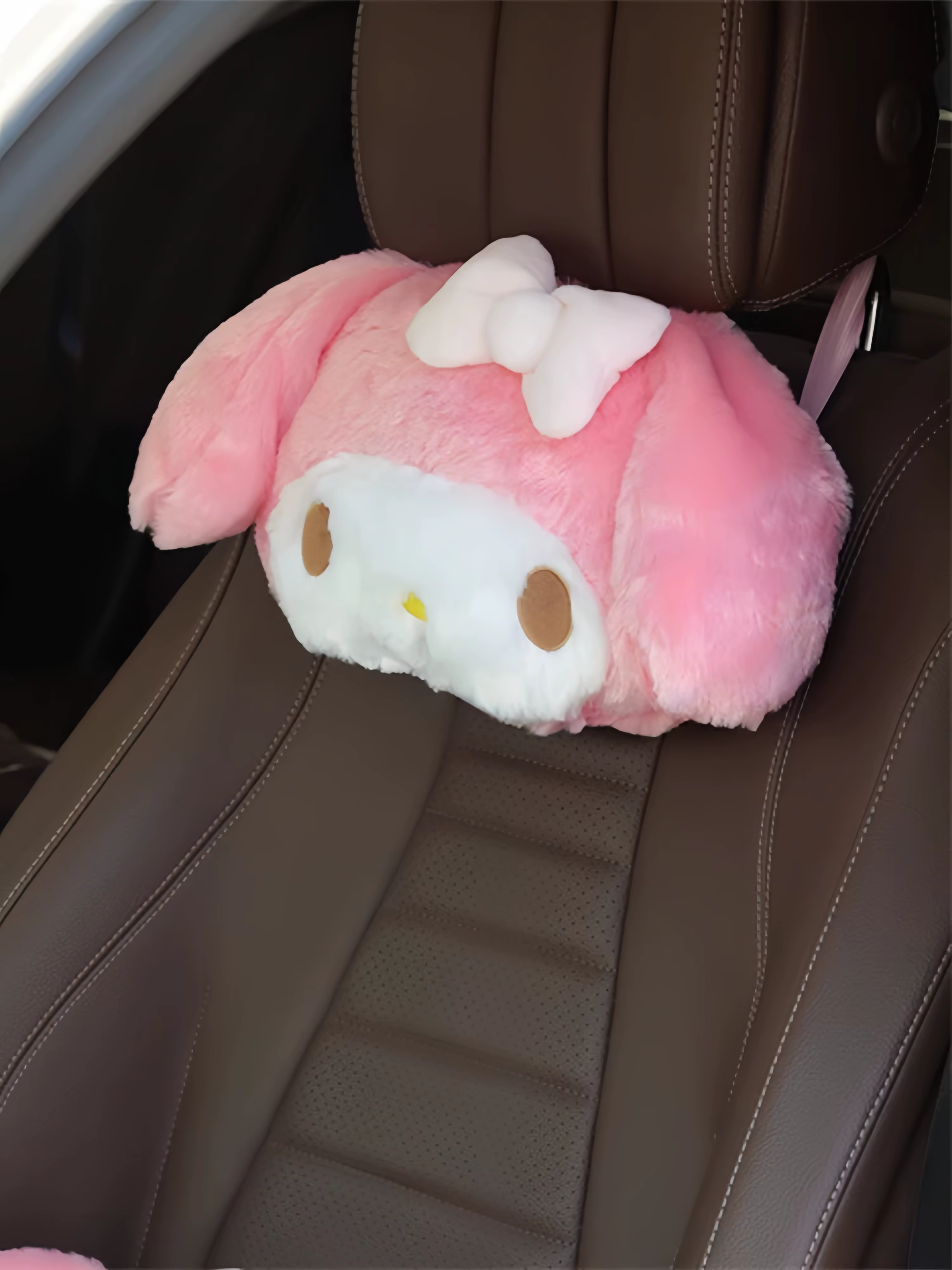 My Melody peluche almohada abrazable para sofá, cojín trasero