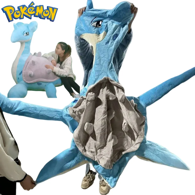 Peluche Pokémon Lapras – ropa sin relleno con conchas de cuero