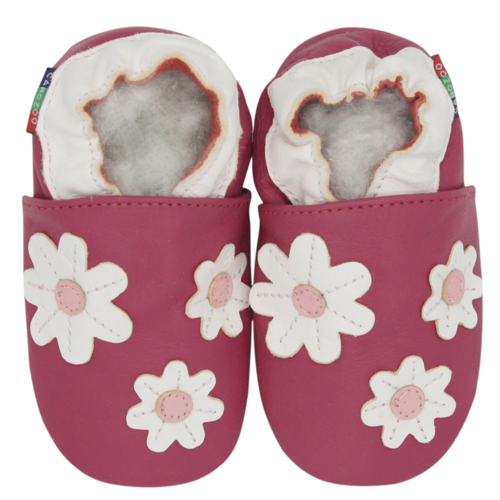 Carozoo Zapatos de Piel para Primeros Pasos – Suela Blanda Antideslizante - imagen 4