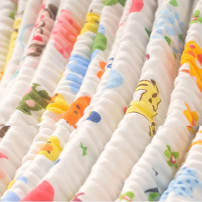 Pañales reutilizables impermeables de algodón multicapa para bebé - imagen 4