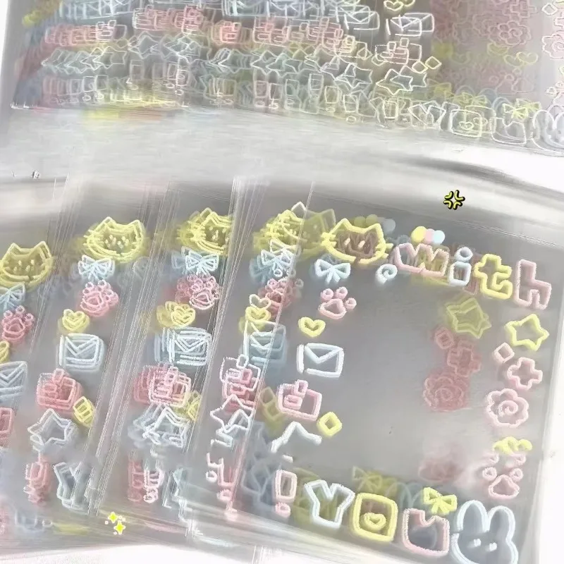 Diseños divertidos en bolsas autoadhesivas para niños