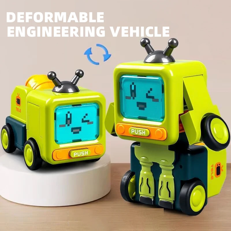 Coche de juguete flexible de ingeniería con simulación de carreras - imagen 3