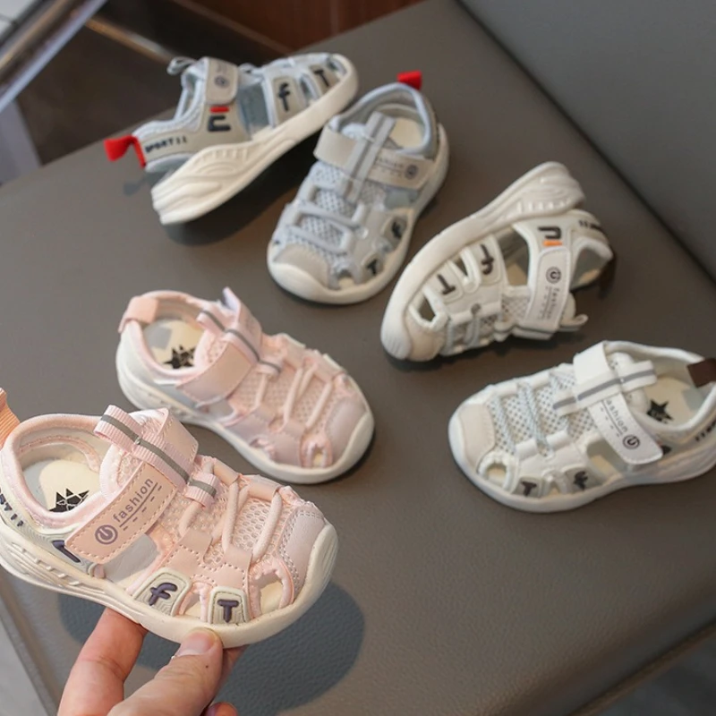 Sandalias infantiles antideslizantes de suela blanda para verano - imagen 3