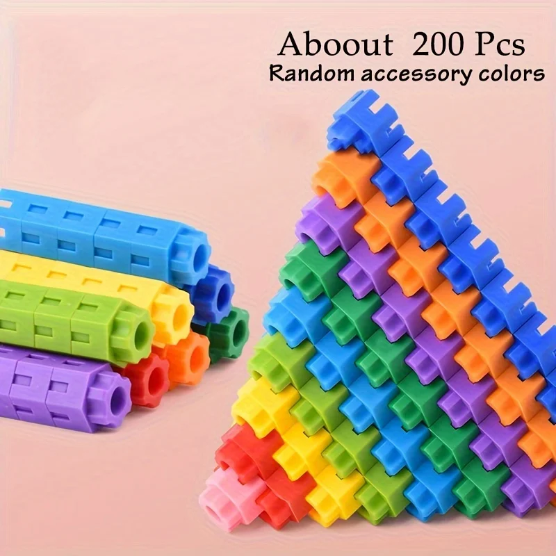 Bloques hexagonales educativos para niños – Juego de construcción - imagen 3