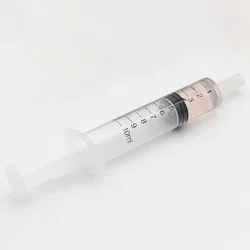Dispensador tipo jeringa dosificadora de plástico para cosméticos