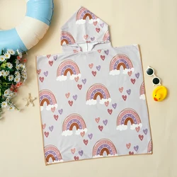 Happyflute Toalla de baño para bebé con capucha y albornoz