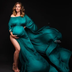 Capa de gasa suave para fotos de maternidad con tul sin tirantes
