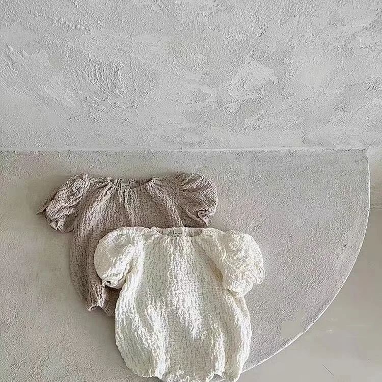 Somenie Pelele de bebé con volantes manga corta y pantalón corto - imagen 5