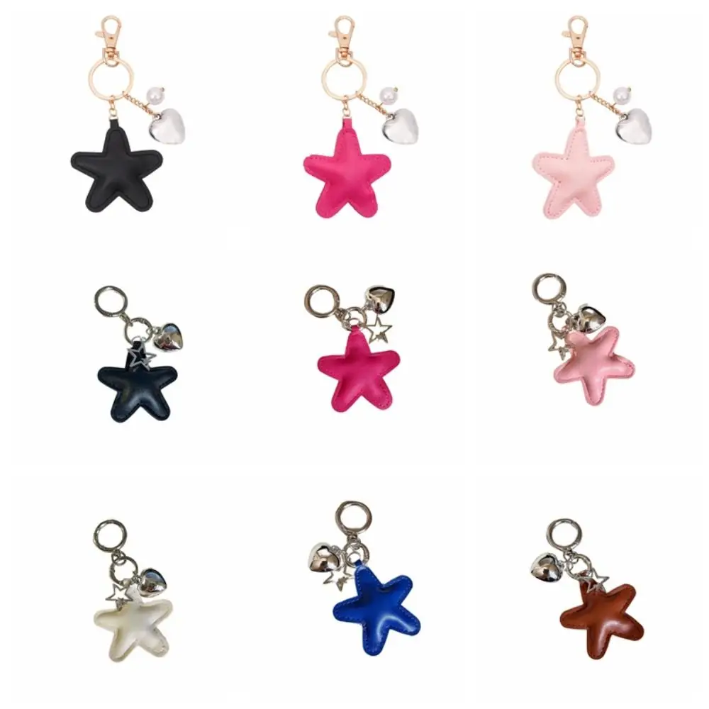 Detalle del material y acabado del llavero estrella