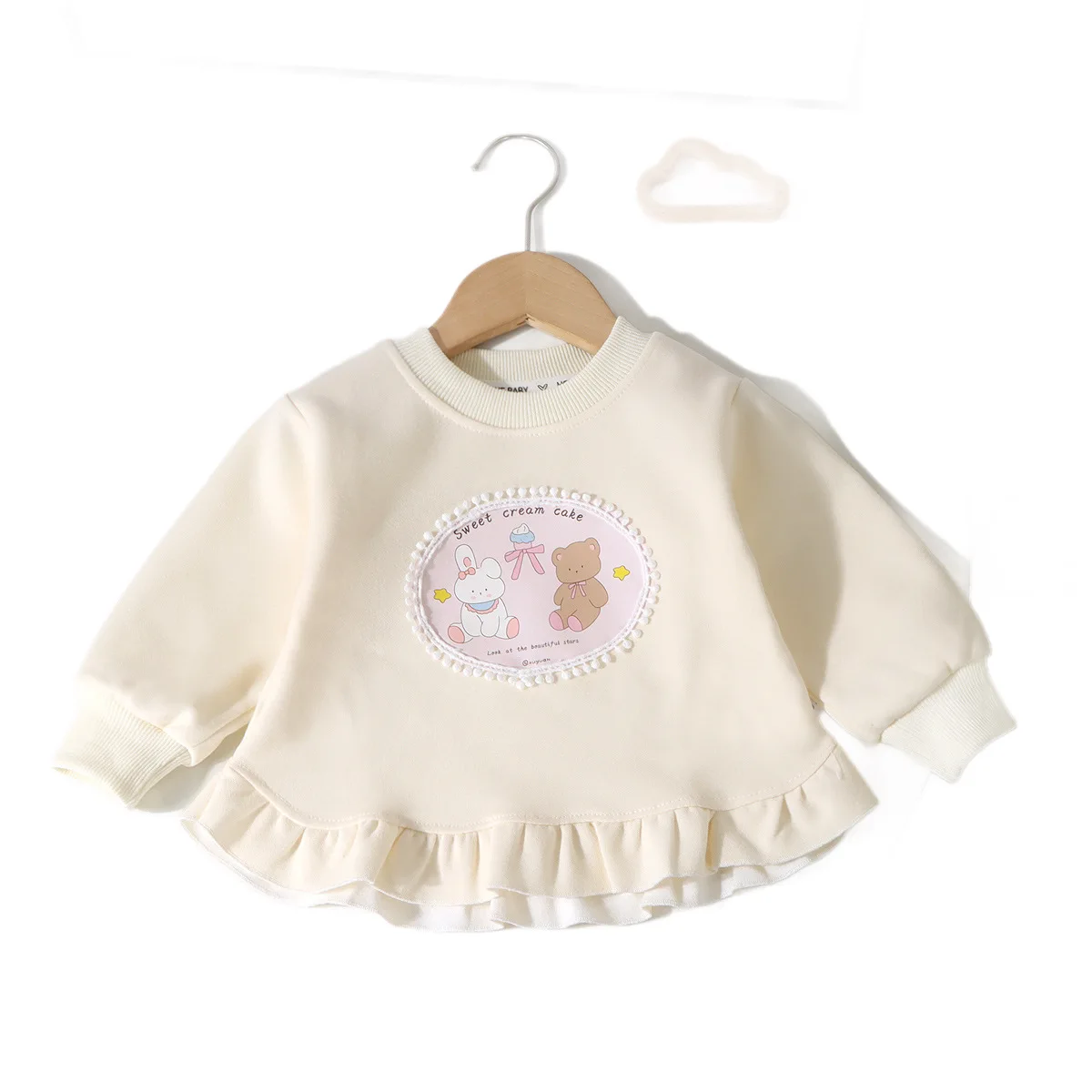 Sudadera de niña cuello redondo estampado dibujos animados primavera - imagen 5