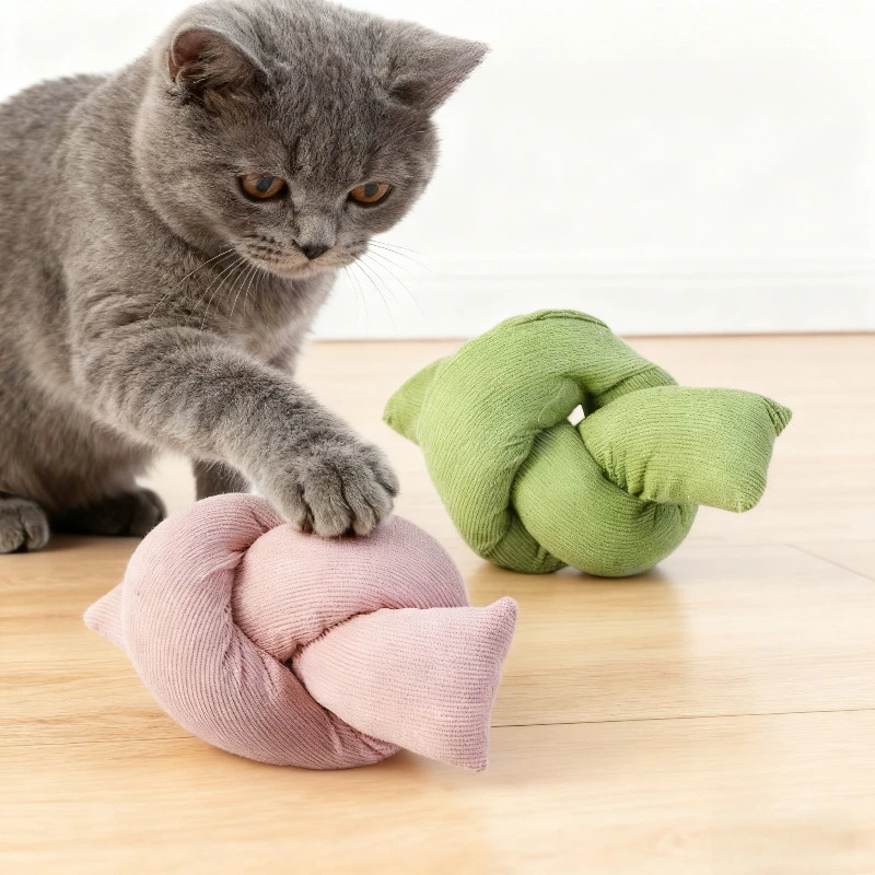 Almohada de papel con hierba gatera – Juguete para gatos - imagen 4