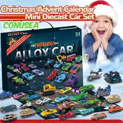 Calendario de Adviento: coches de aleación con inercia deslizantes
