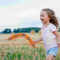 Boomerang de madera infantil – Disco volador exterior