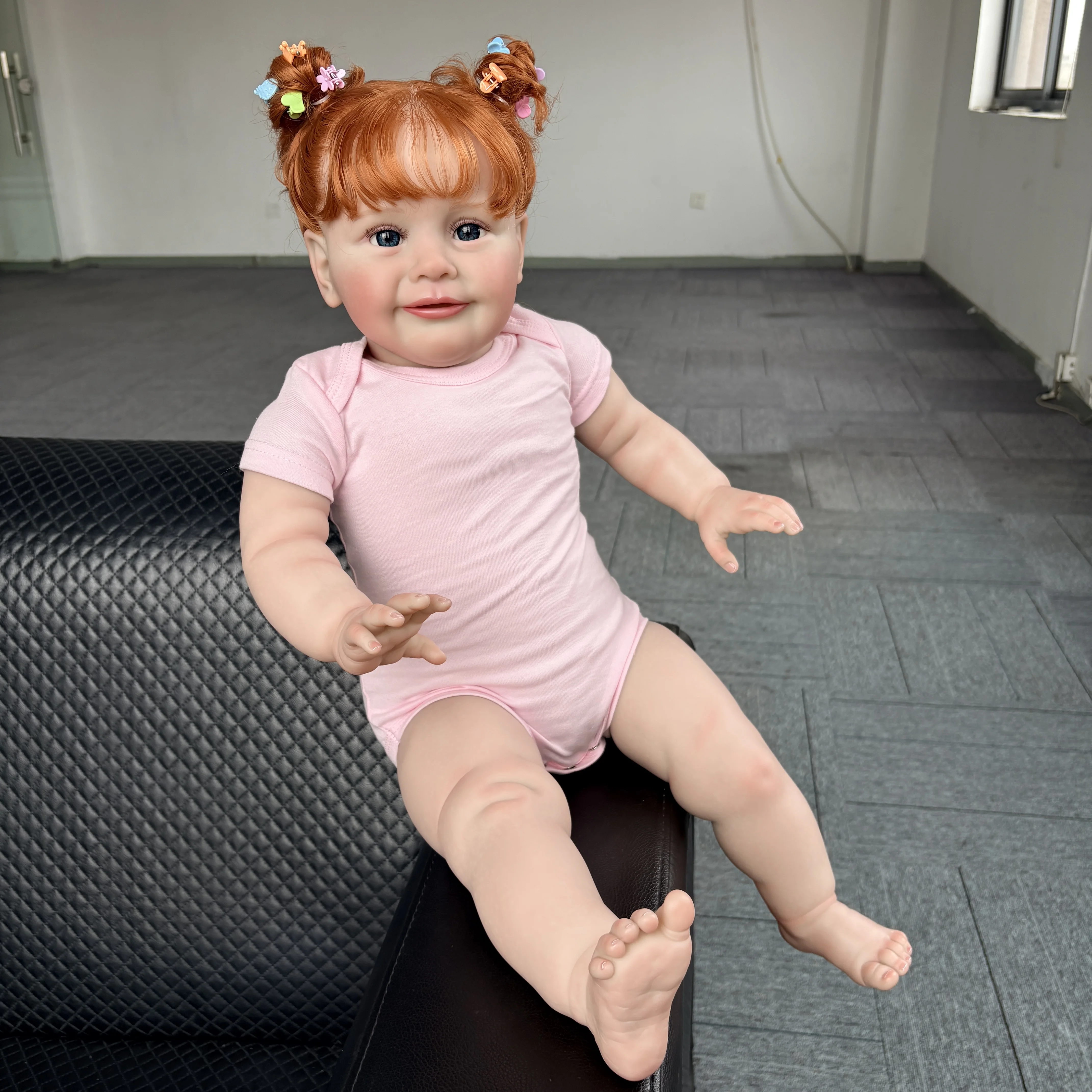 Muñeca reborn Zoe de tacto suave con piel pintada 3D - imagen 4