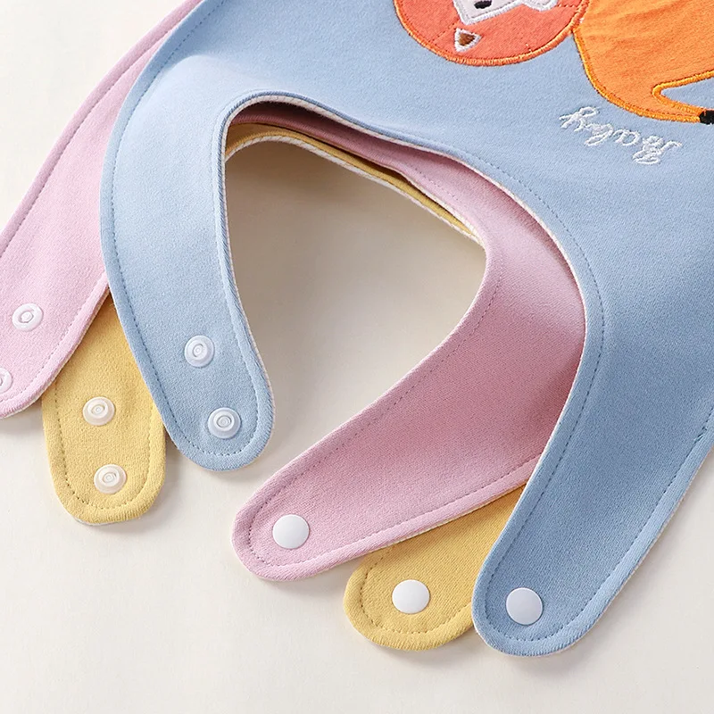 Babero bandana de algodón suave para bebé con dibujos - imagen 5