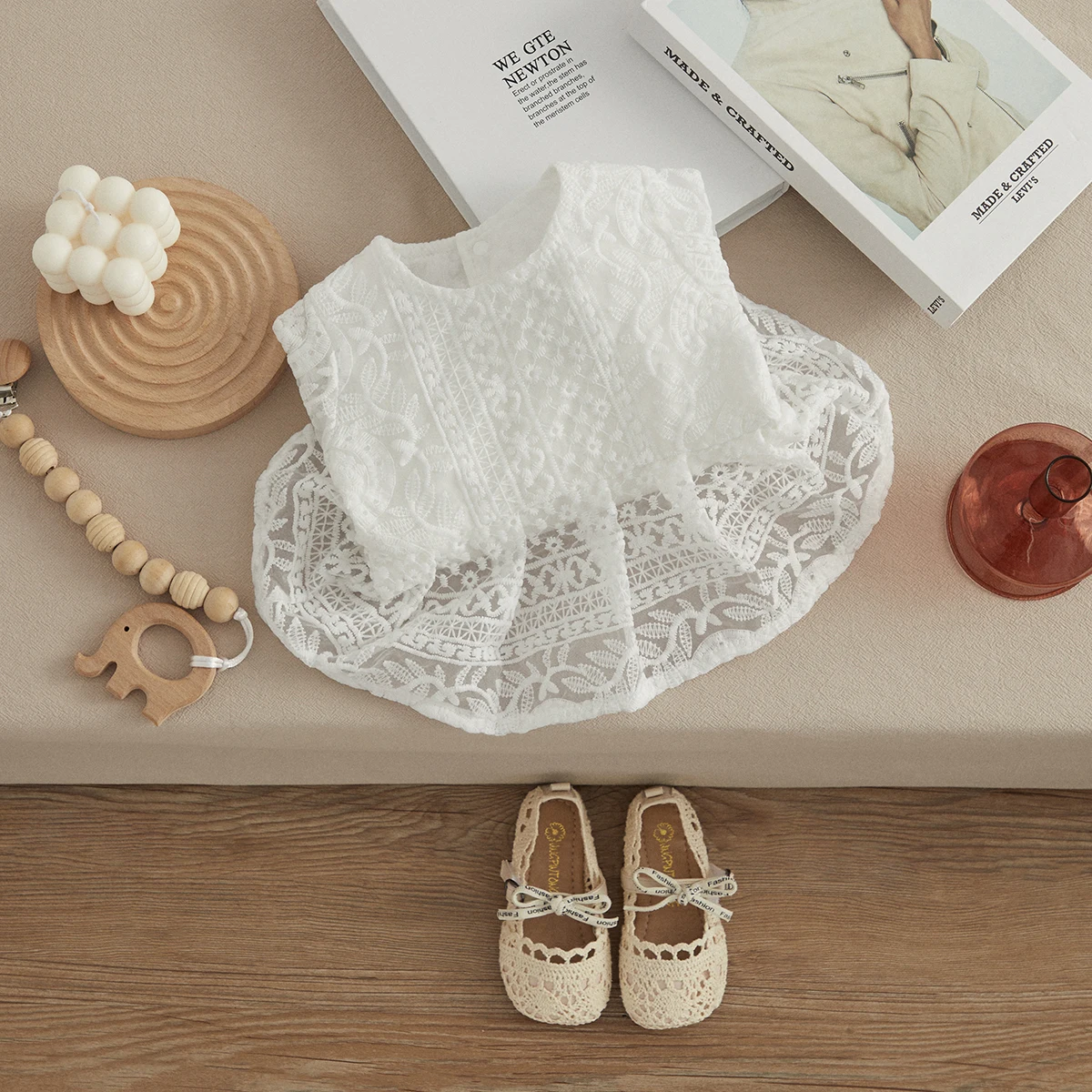 VISgogo pelele floral para bebé recién nacido – Tutú suave 0-24M - imagen 3