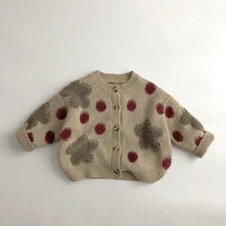 Cárdigan de punto coreano para niña Milangel