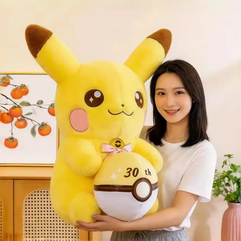 Peluche Pikachu Pokémon suave tipo cojín, para sofá y cama - imagen 5