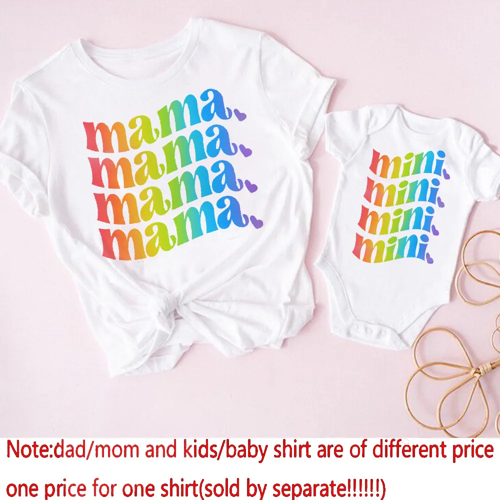 Mamá Mimi Conjunto Madre e Hija Verano - Camiseta y Body a Juego - imagen 5