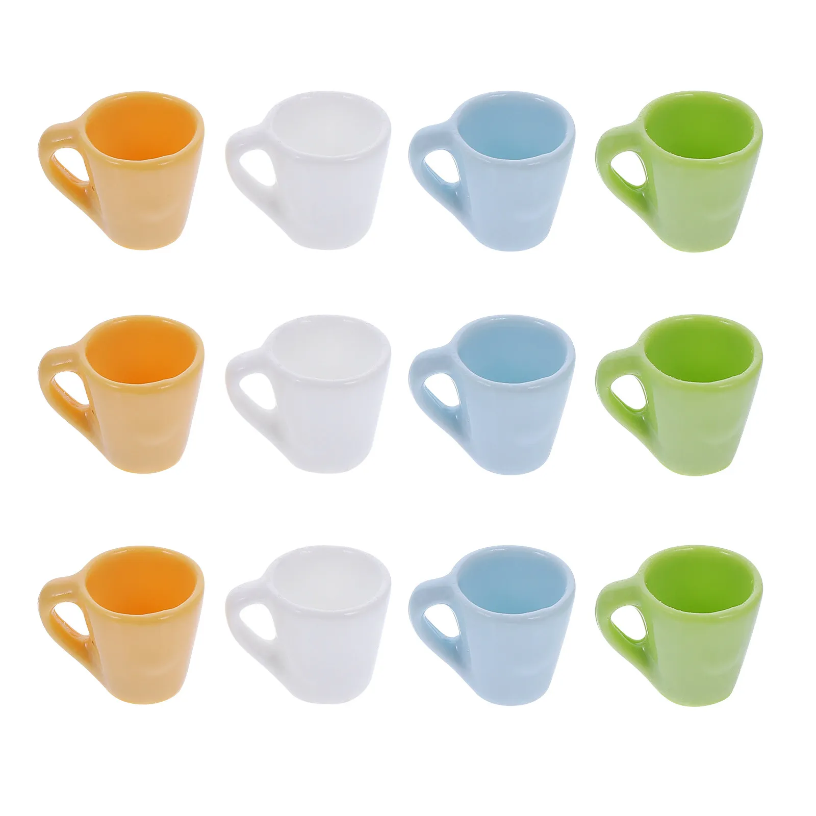 Tazas de té miniatura resina para muñecas - imagen 3