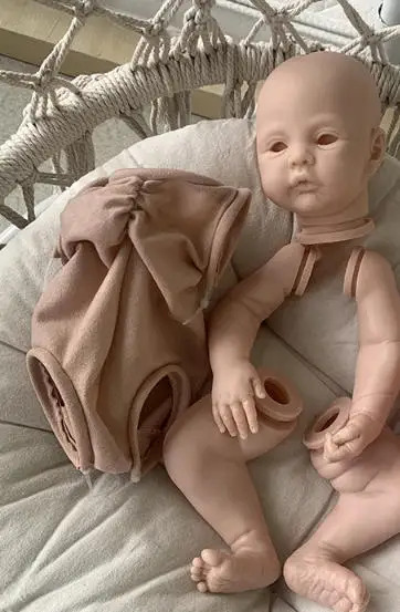 Kit de muñeca reborn Meadow con cuerpo textil y ojos - imagen 3