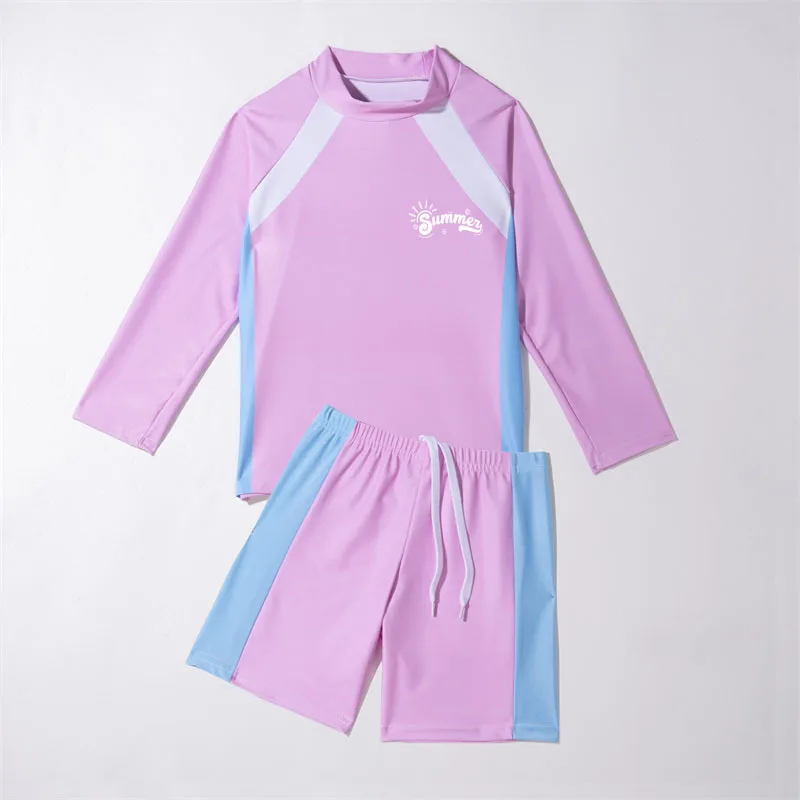 Conjunto de baño infantil con secado rápido para verano