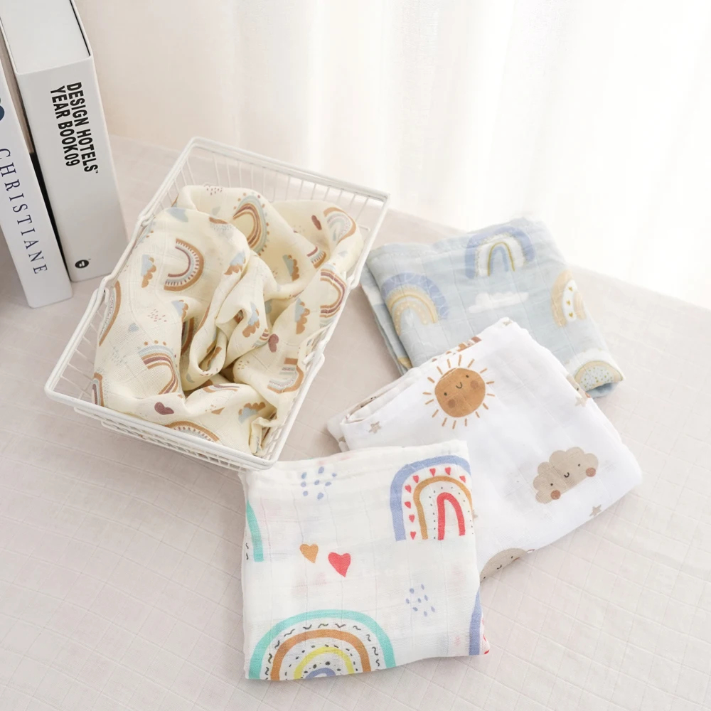 Muselinas bebé con baberos y paño de lactancia – Pack completo - imagen 4