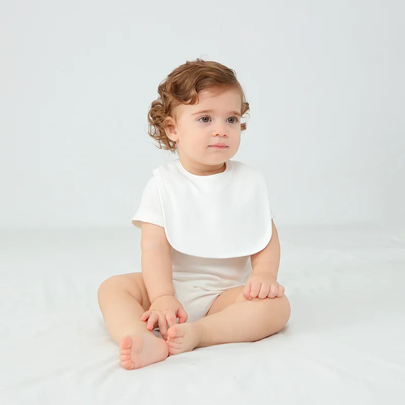 Babero impermeable grueso para bebé con toalla suave anti-saliva - imagen 4