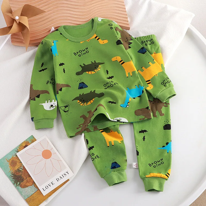 Conjunto algodón infantil con dibujos animados para otoño - imagen 2