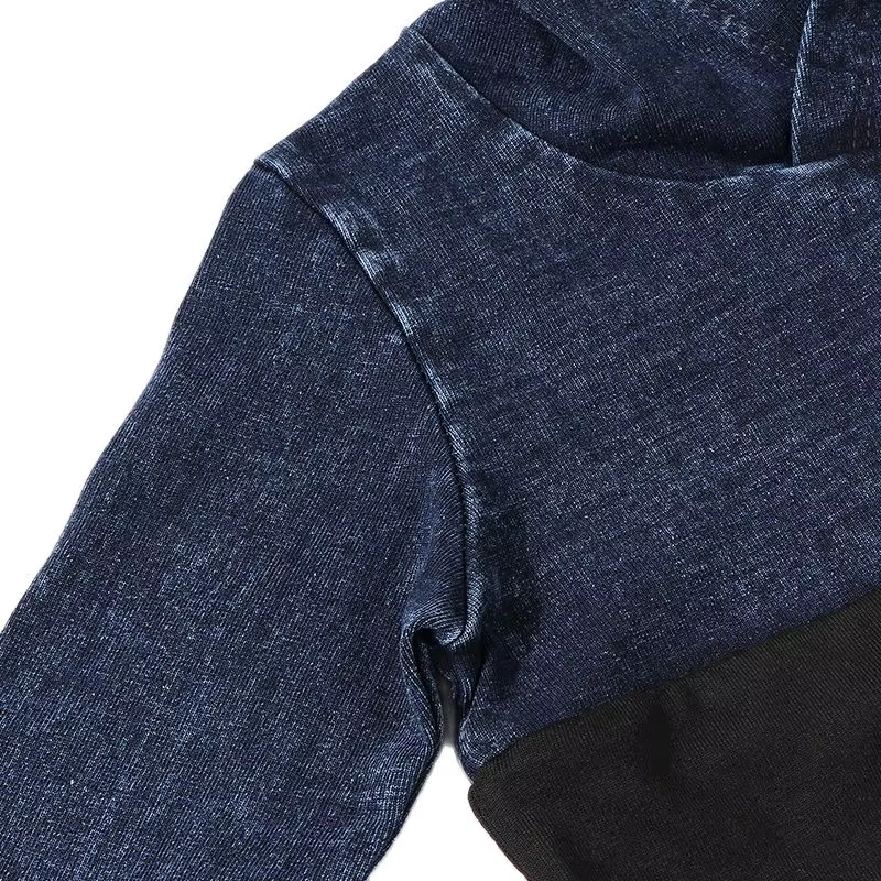 Camiseta vaquera con capucha para bebé y niño – Otoño Invierno - imagen 3