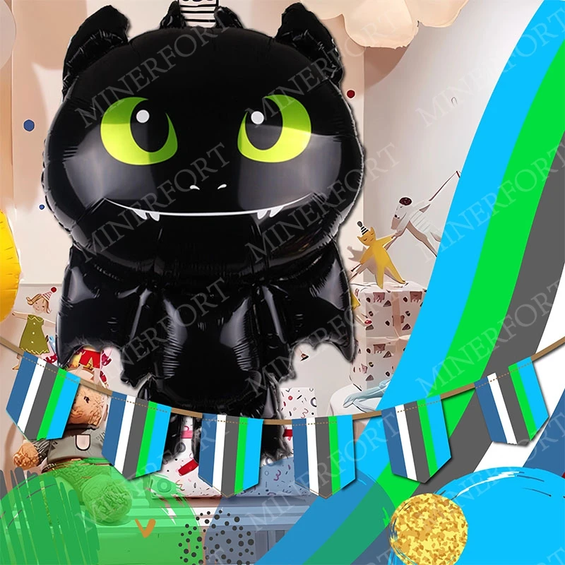 Globo de cumpleaños de Cómo entrenar a tu dragón escupe fuego - imagen 4