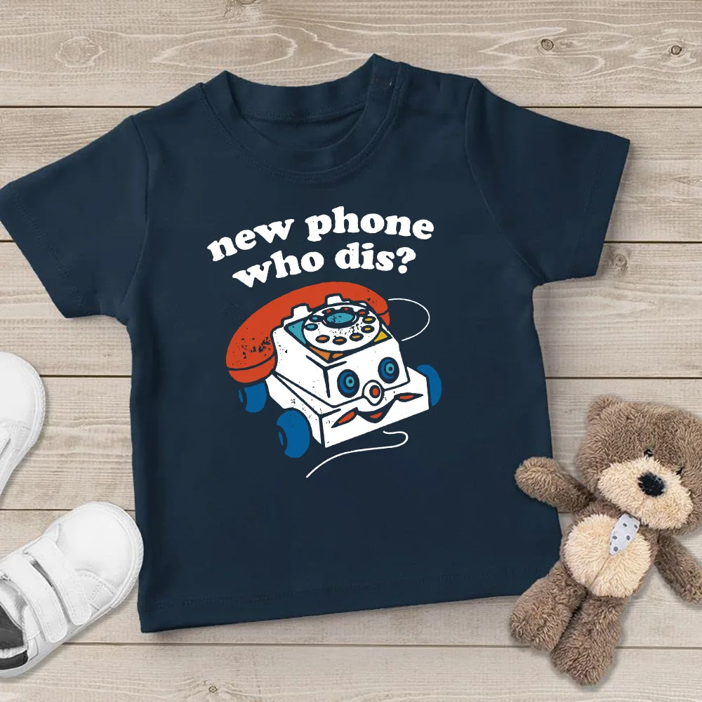 Camiseta de algodón manga corta para niño con estampado divertido - imagen 4