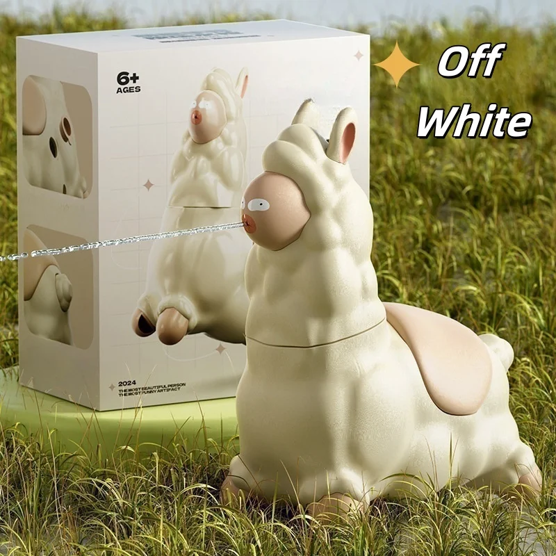 Pistola de agua con forma de alpaca para niños, chorro continuo - imagen 4