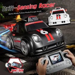 Coche RC Drift Racer con cámara, luces y música para niños