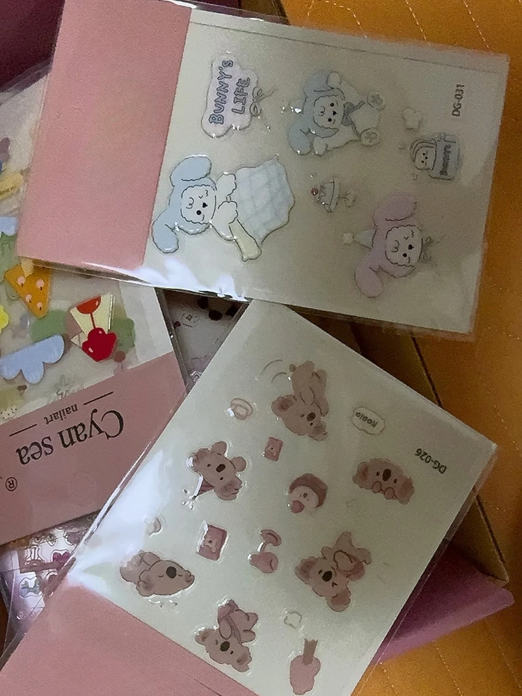 Pegatinas 3D de koala para material escolar y estuches - imagen 3