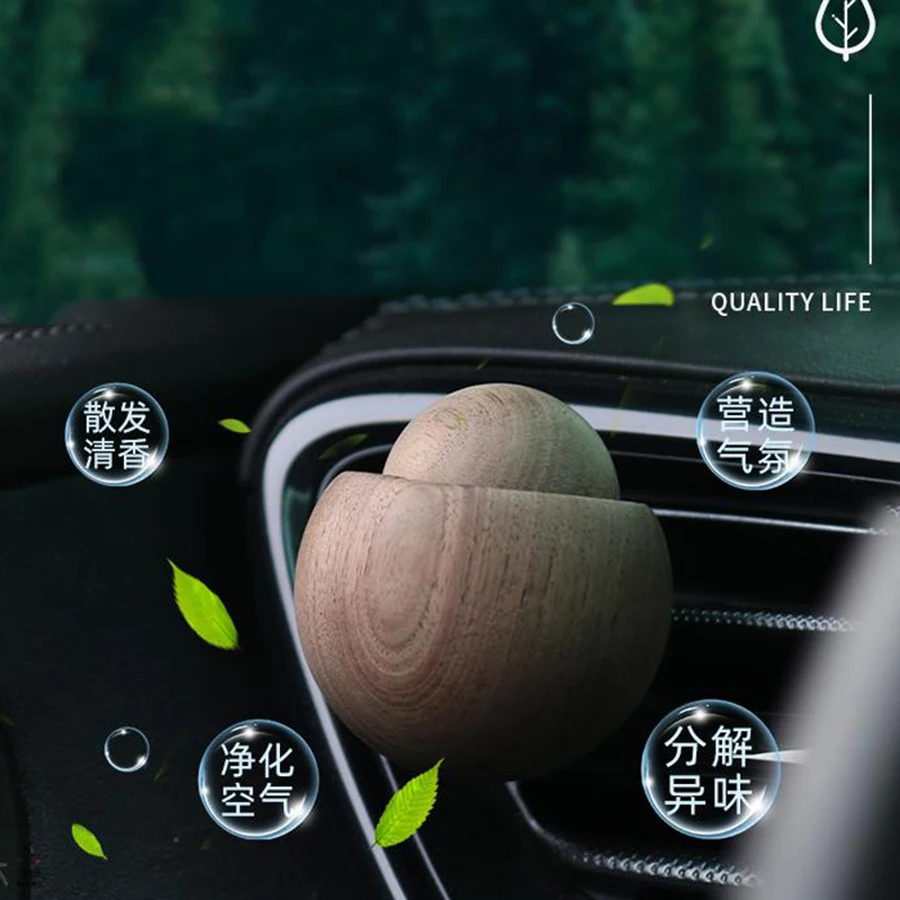 Difusor de aroma para coche en madera con aceites esenciales - imagen 3