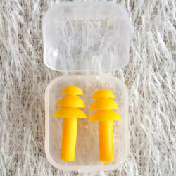 Tapones auditivos de silicona suave para nadar y dormir niños