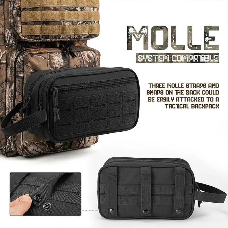 Bolsa de aseo para viaje unisex en exteriores con bolsillos - imagen 3