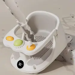 Asiento de bañera para bebé con ventosas antideslizantes