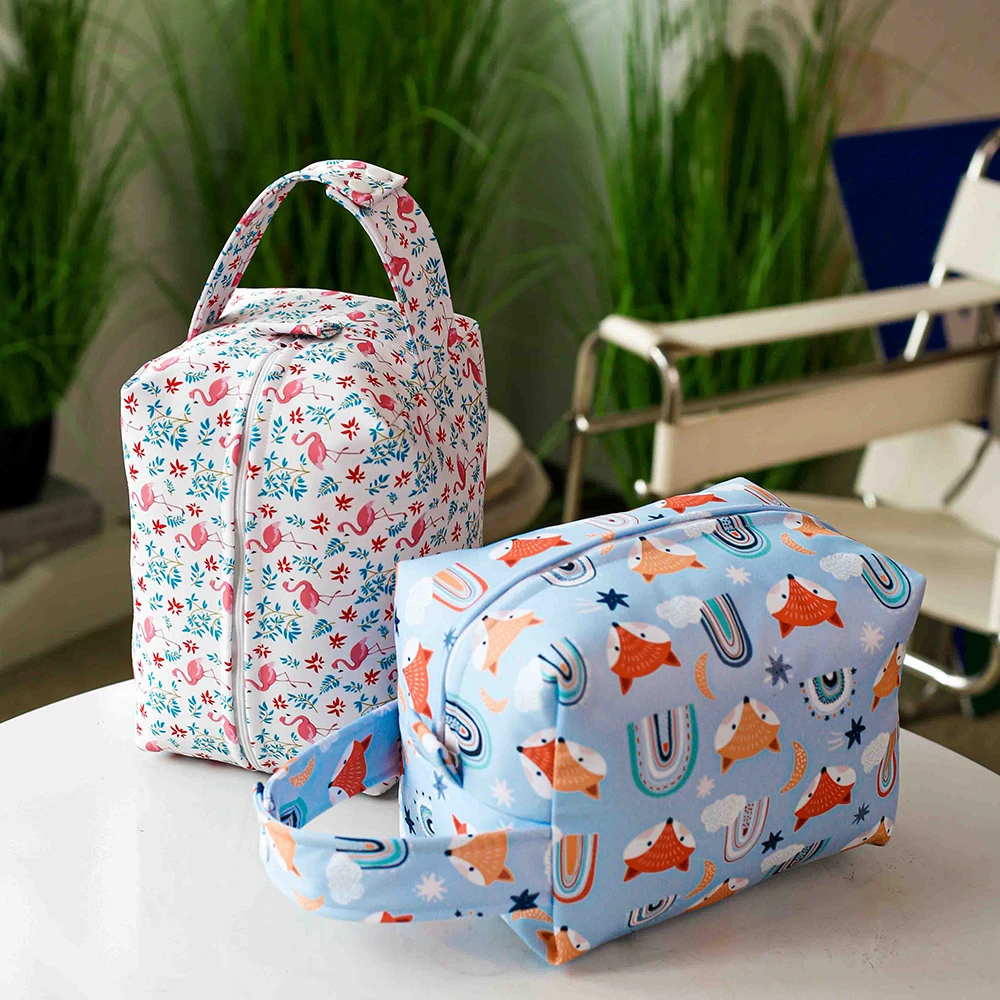 Bolsa organizadora en uso