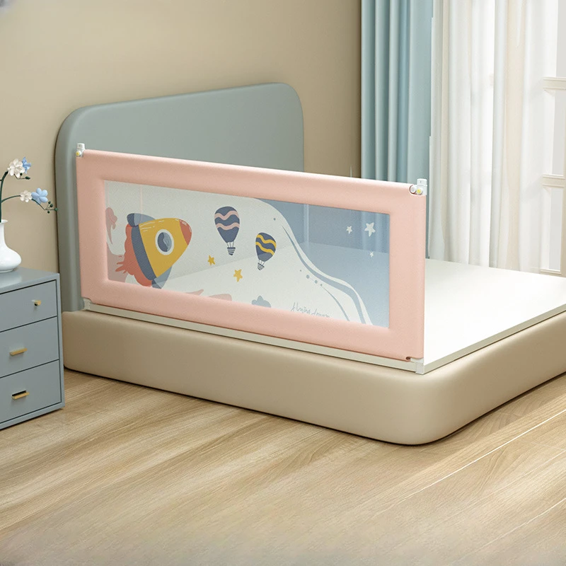 Barandilla de protección anticaída para cama de bebé – Extraíble y lavable - imagen 4