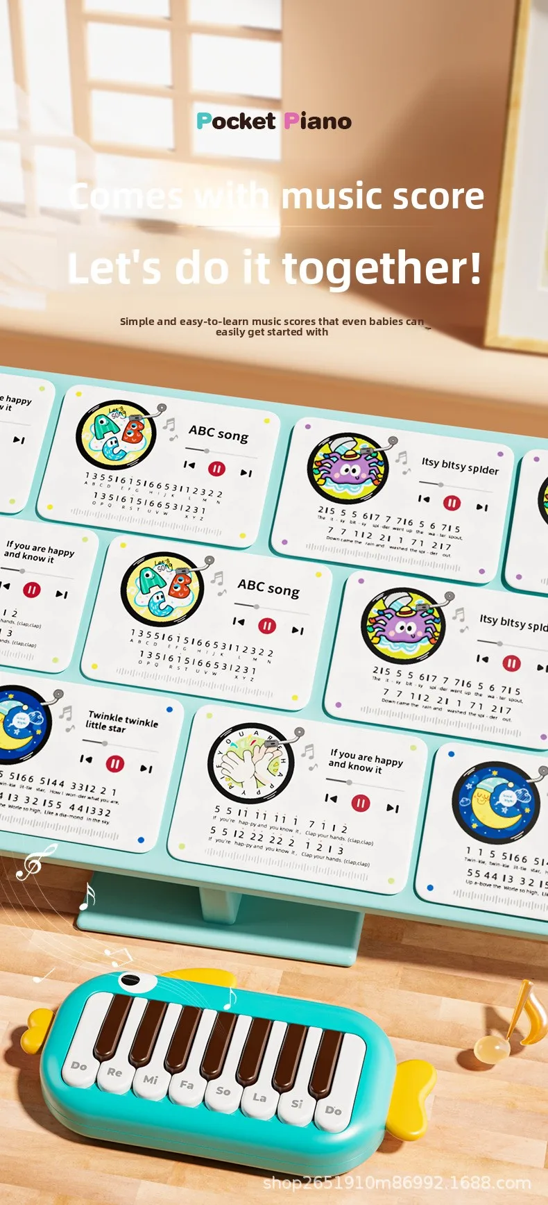 Juguete educativo para estimular sentidos