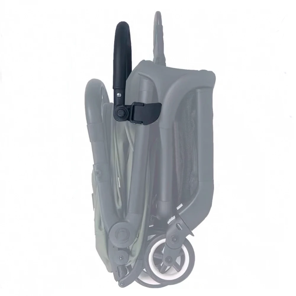Reposabrazos cochecito Bugaboo con barra acolchada de cuero plegable - imagen 2