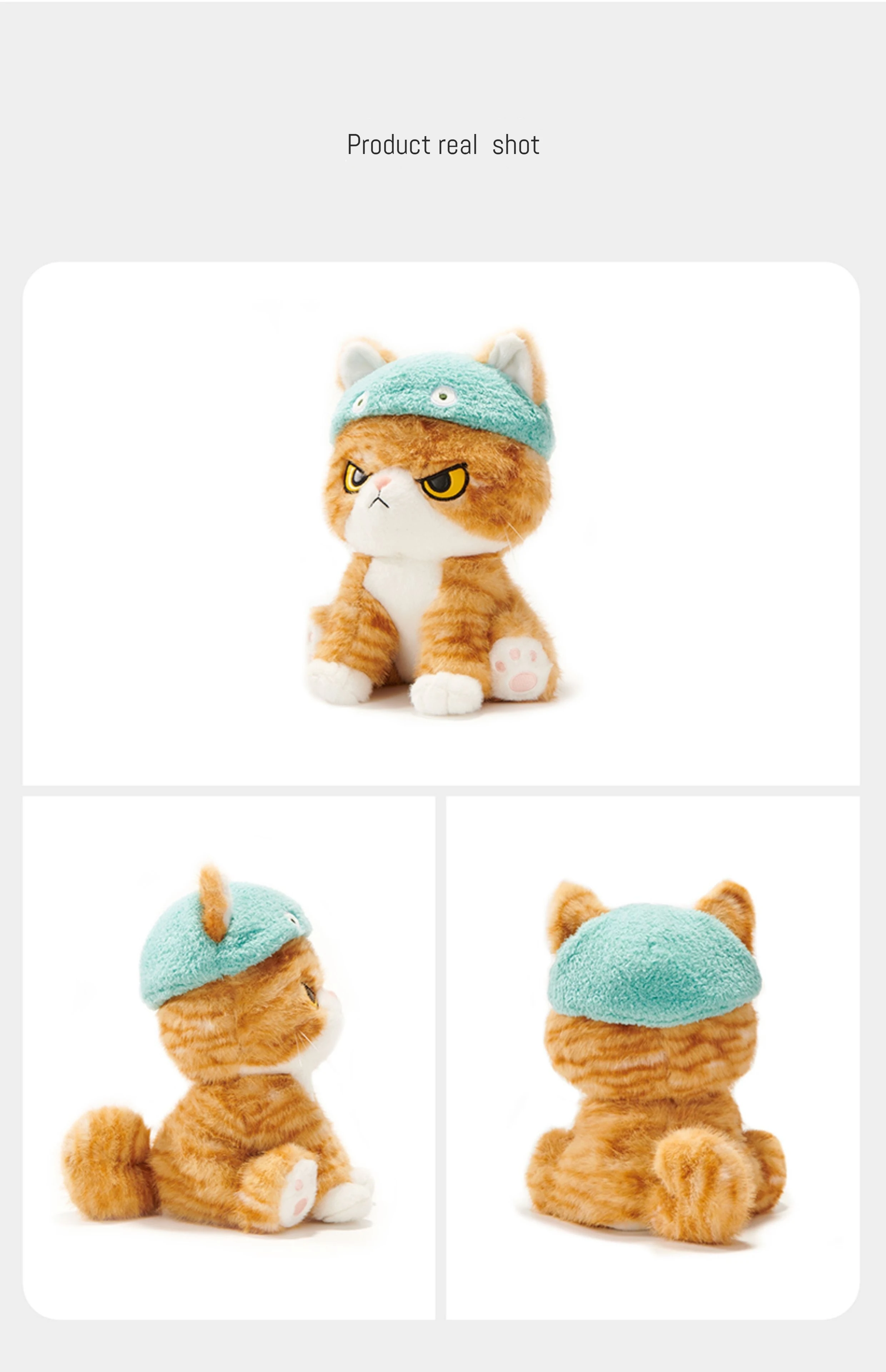 Detalle del gatito malinoso y su actitud