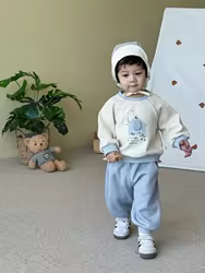 Chándal infantil: sudadera con capucha y pantalón deportivo suave