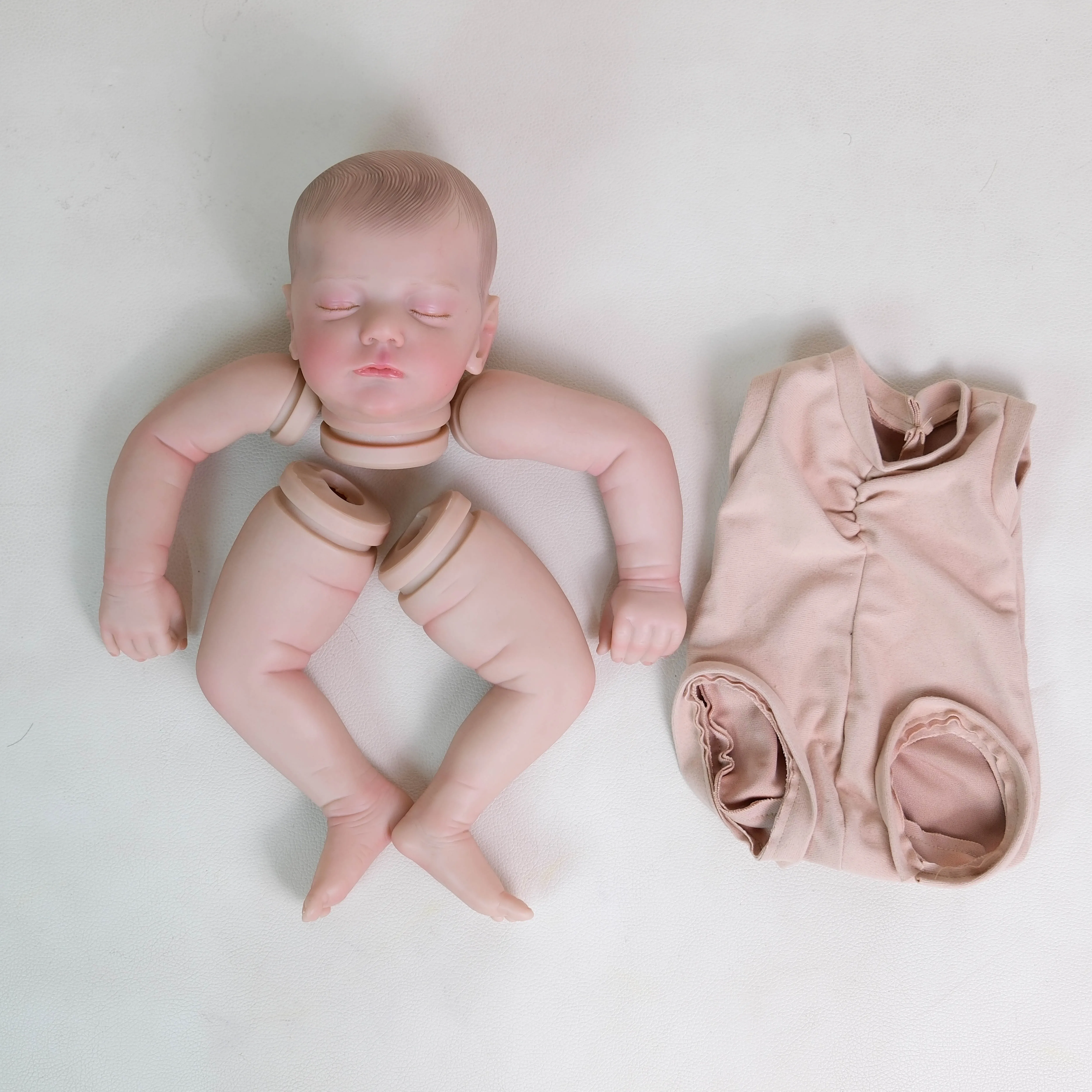 Muñeca reborn Alessia pintada a mano con venas realistas NPK - imagen 5