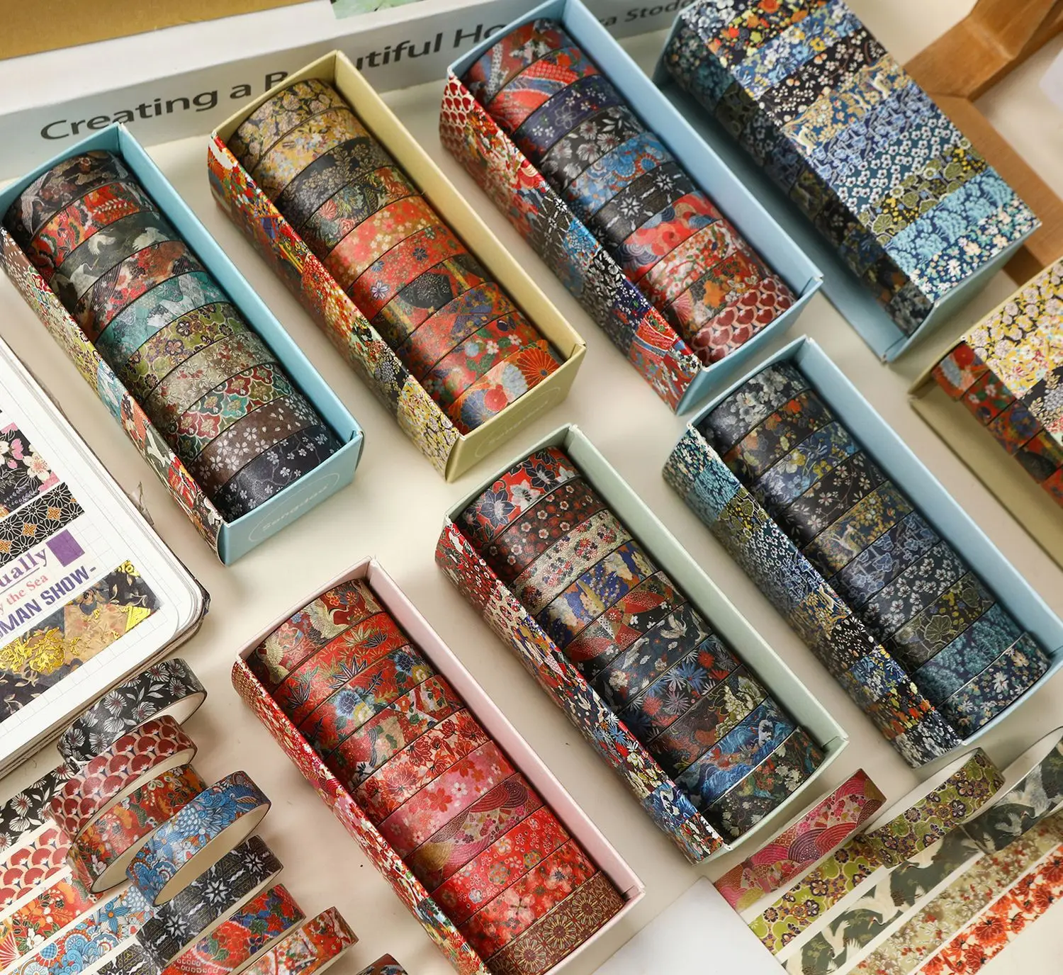 Decoración de cuaderno Ukiyoe