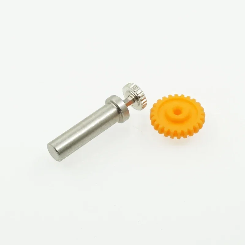 Tamiya Mini 4WD Engranajes y ejes hexagonales rosa y naranja - imagen 3